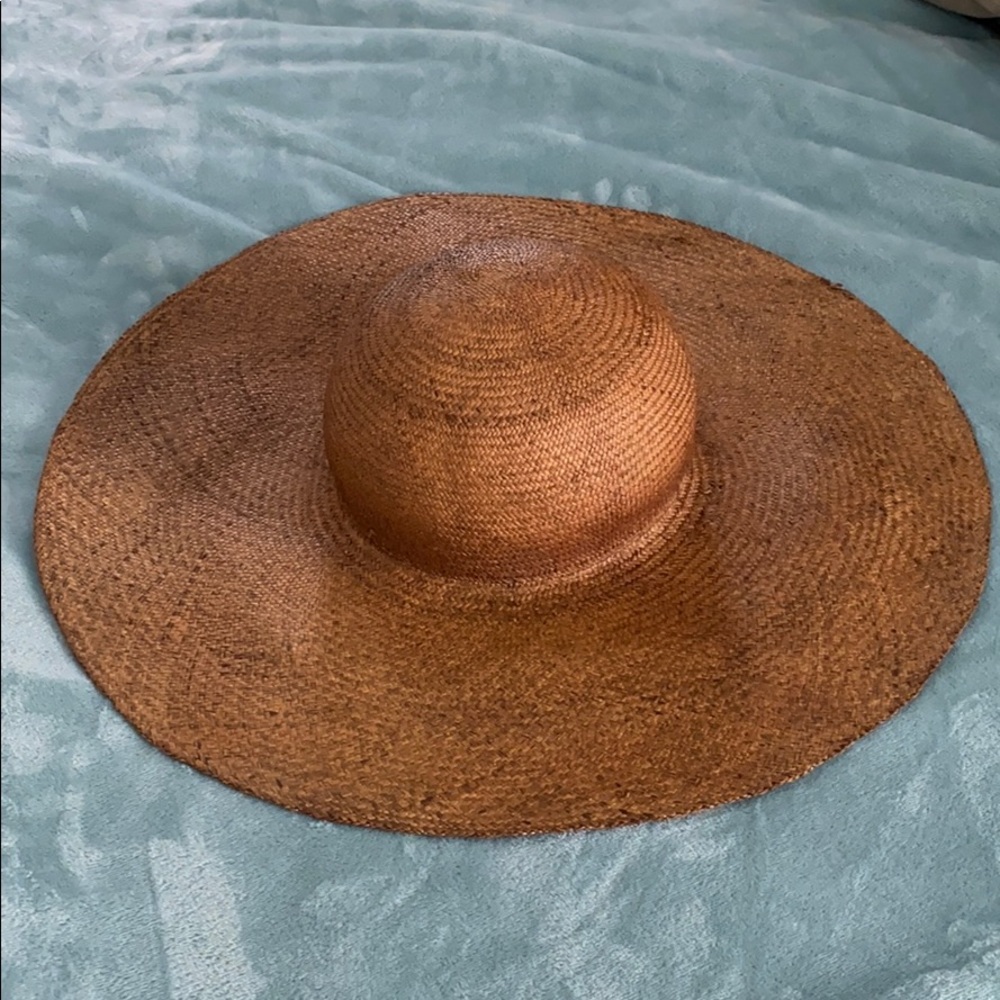 J Crew Floppy Straw Derby Hat
